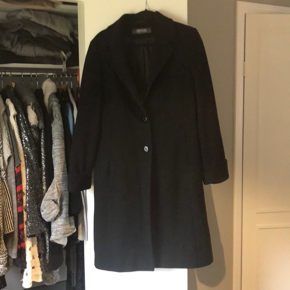Kenneth Cole black woman’s peacoat